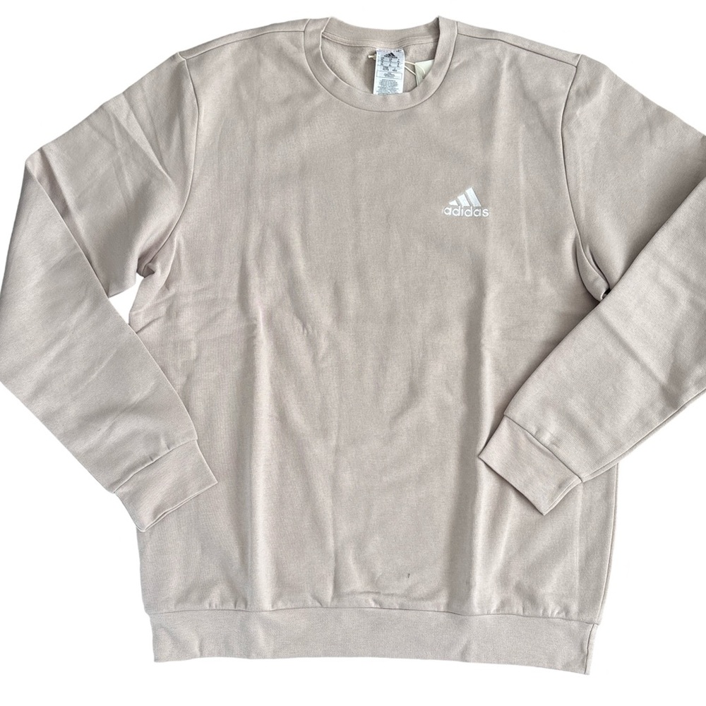 Adidas Mens  Beige Crewneck Sweatshirt.  XL